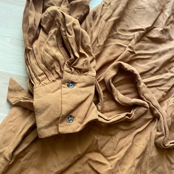 Free people diamond head embroidered western midi dress size s - Picture 6 of 8